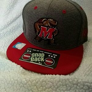 Gray and Red Maryland Terps Snap Back